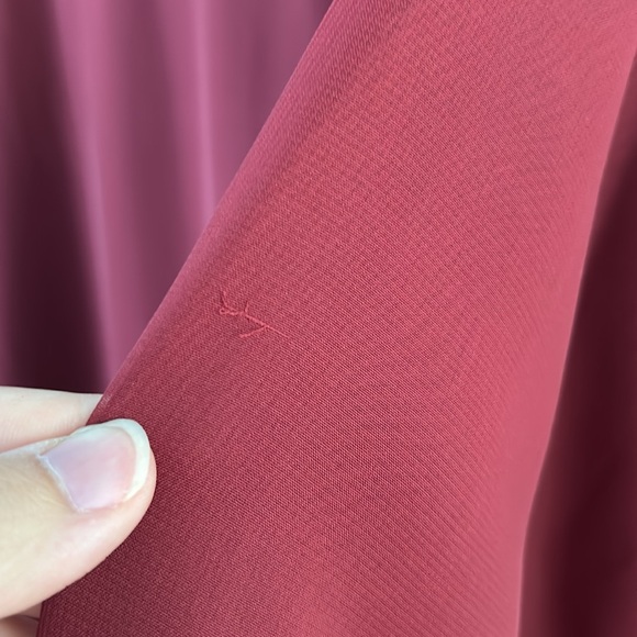 NWOT Maroon Abaya Kaftan Traditional Dress Ethnic Silver Floral Embroidery - Picture 7 of 10